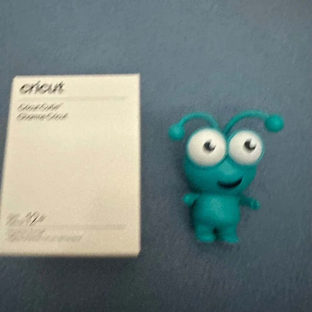 Cricut Cutie True Teal Collectible Figure Mascot 2009951 with Original Box